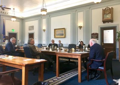 David testifies to Senate Committee 2019